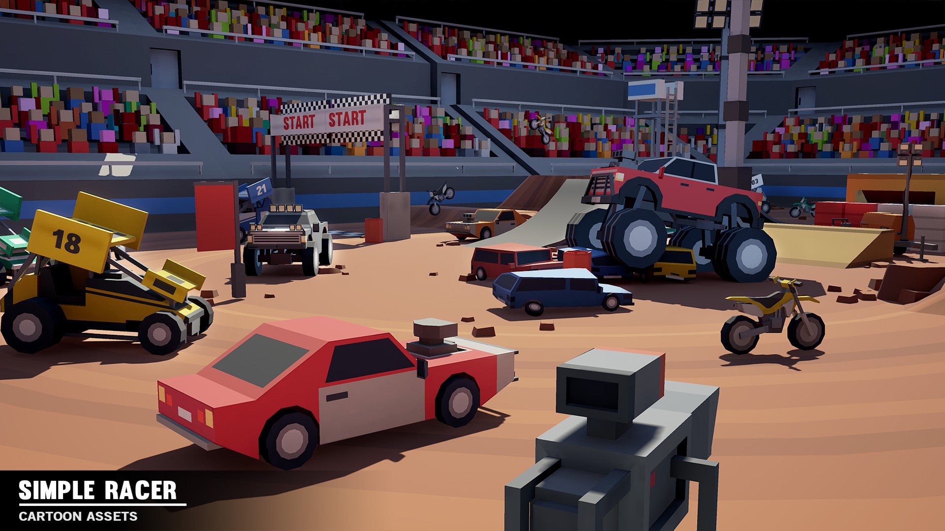 Simple Racer Game Assets - Find the Unity Asset in Store – Synty Store