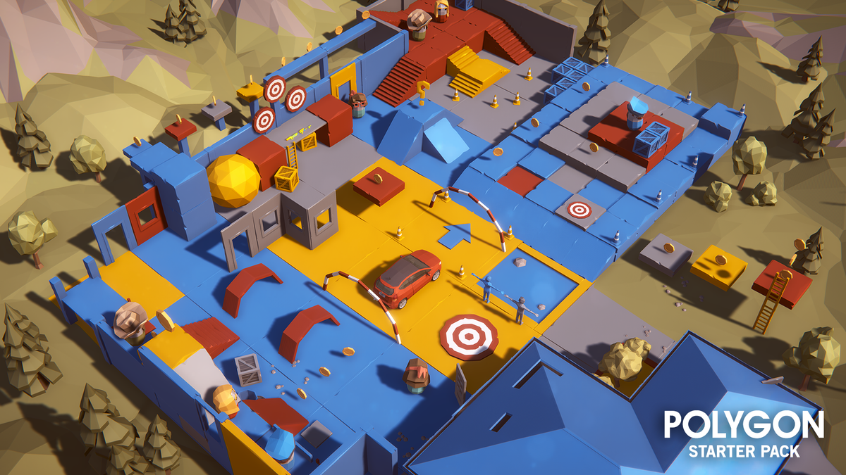Polygon Shop POLYGON | Starter Pack | Free Low-Poly Game Assets – Synty Store