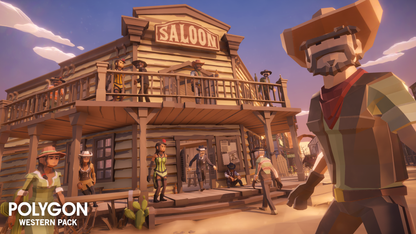 POLYGON - Western Pack - Synty Studios - Unity and Unreal 3D low poly assets for game development