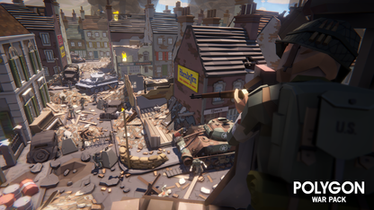 POLYGON - War Pack - Synty Studios - Unity and Unreal 3D low poly assets for game development