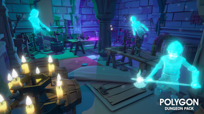 POLYGON - Dungeon Pack - Synty Studios - Unity and Unreal 3D low poly assets for game development