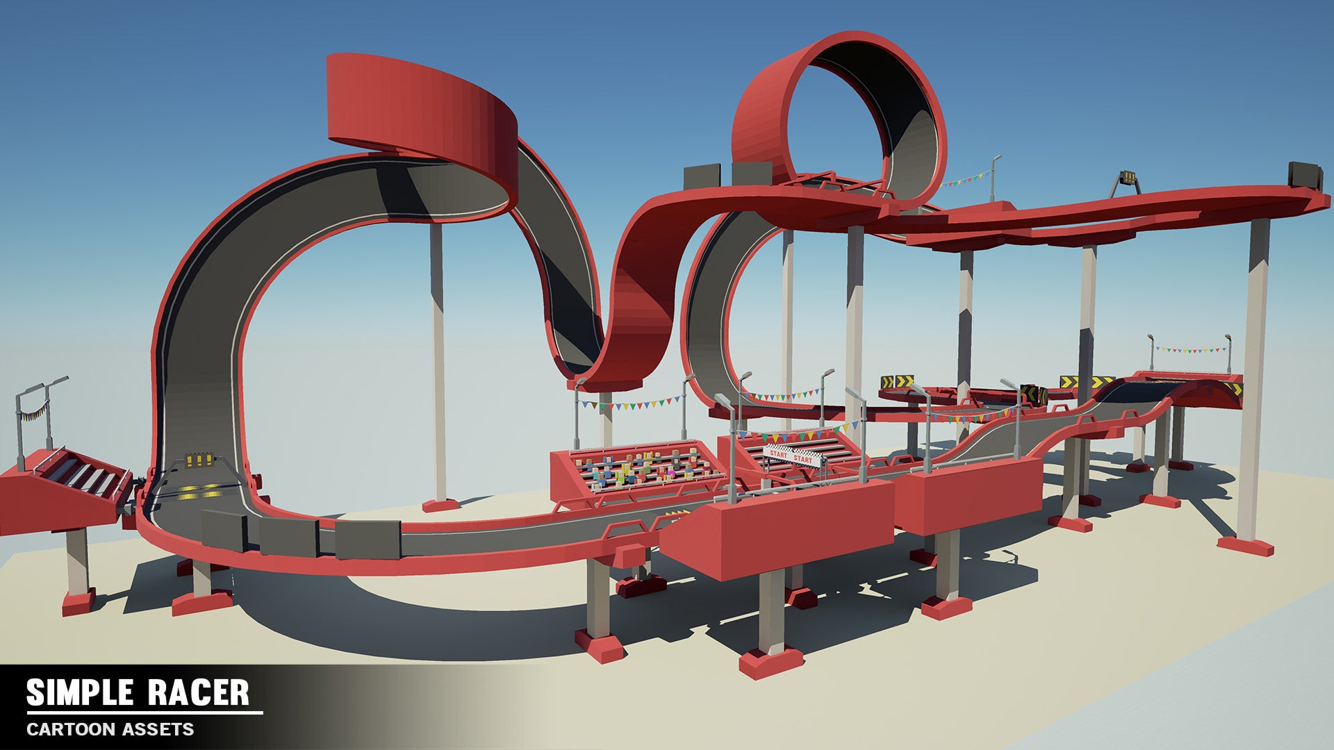 Simple Racer Game Assets - Find the Unity Asset in Store – Synty Store