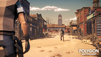 POLYGON - Western Pack - Synty Studios - Unity and Unreal 3D low poly assets for game development
