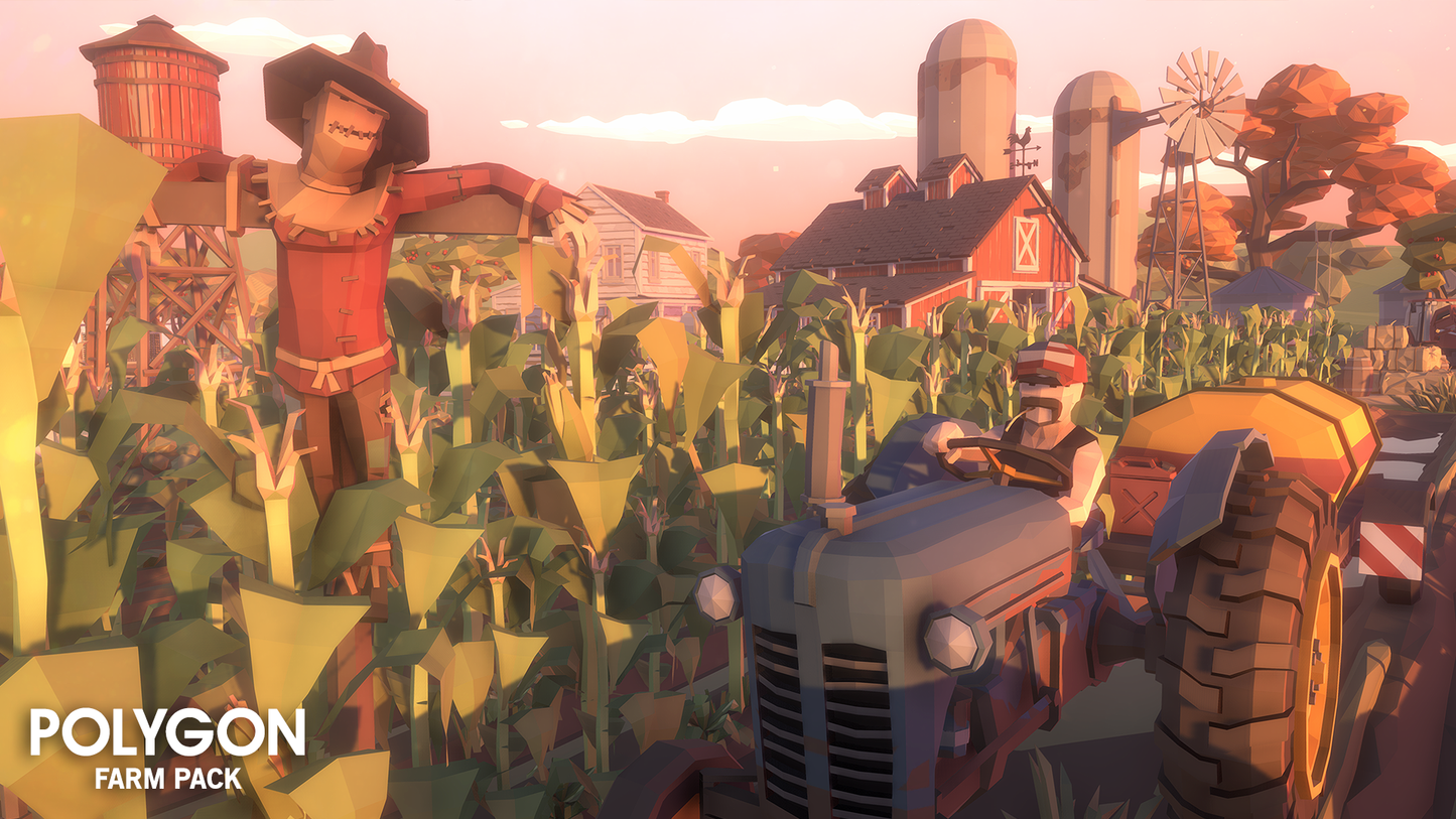 POLYGON - Farm Pack - Synty Studios - Unity and Unreal 3D low poly assets for game development