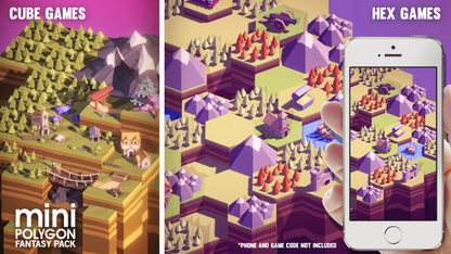 POLYGON MINI - Fantasy Pack - Synty Studios - Unity and Unreal 3D low poly assets for game development