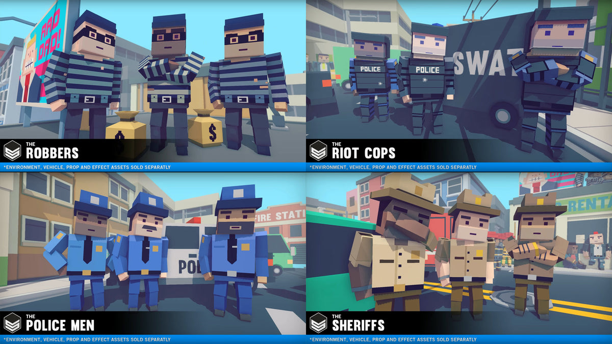 SIMPLE People | Cartoon 3D Asset Pack – Synty Store