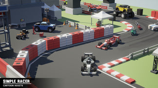 Simple Racer Game Assets - Find the Unity Asset in Store – Synty Store