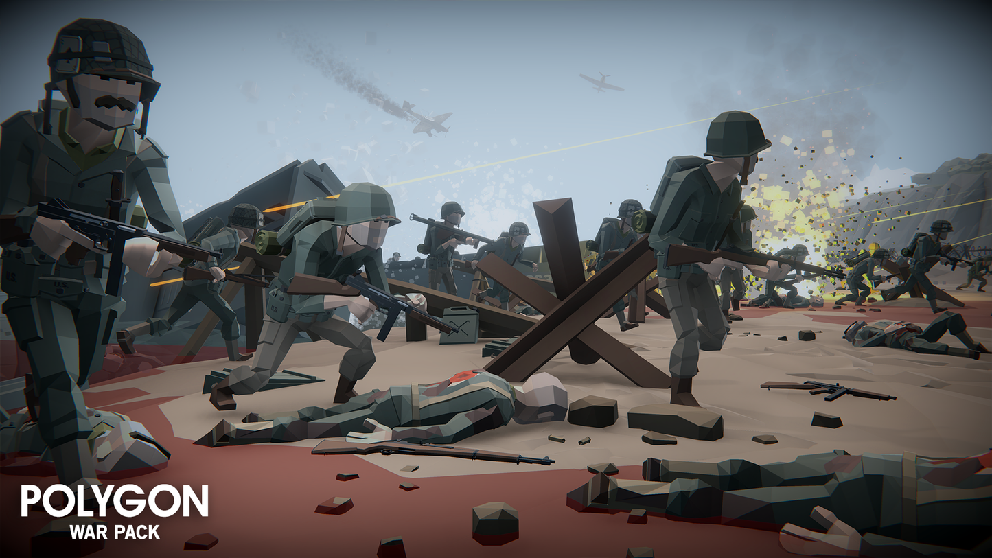 POLYGON - War Pack - Synty Studios - Unity and Unreal 3D low poly assets for game development