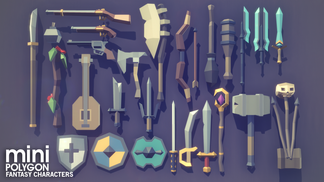 POLYGON MINI | Fantasy Characters | Mobile 3D Asset Pack – Synty Store