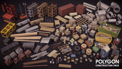 POLYGON - Construction Pack - Synty Studios - Unity and Unreal 3D low poly assets for game development