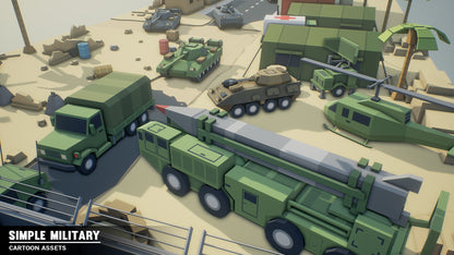 Simple Military - Cartoon Assets - Synty Studios - Unity and Unreal 3D low poly assets for game development