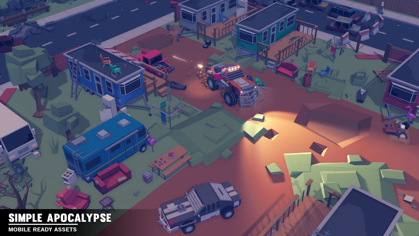 Simple Apocalypse - Cartoon Assets - Synty Studios - Unity and Unreal 3D low poly assets for game development