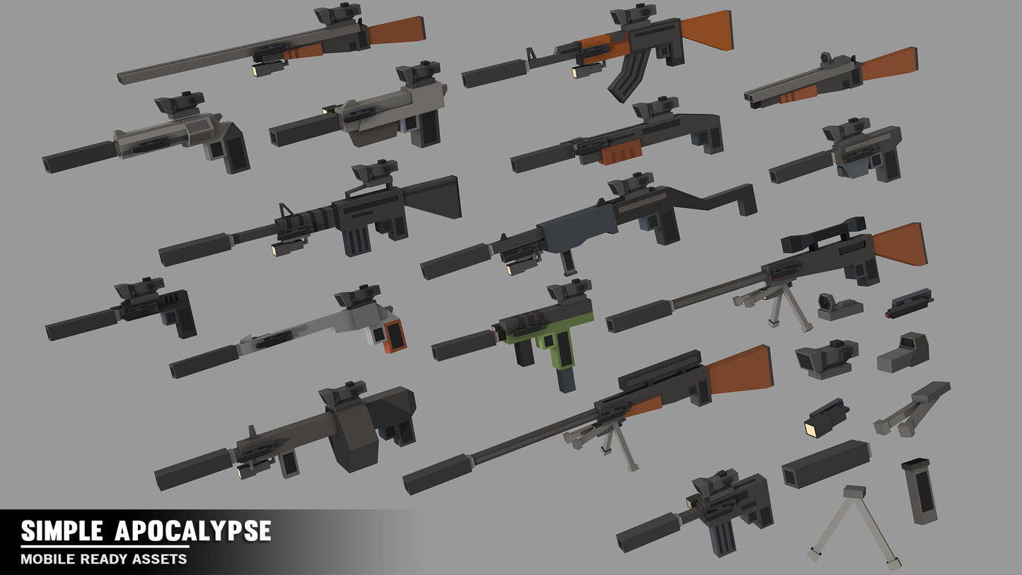 Simple Apocalypse - Cartoon Assets - Synty Studios - Unity and Unreal 3D low poly assets for game development