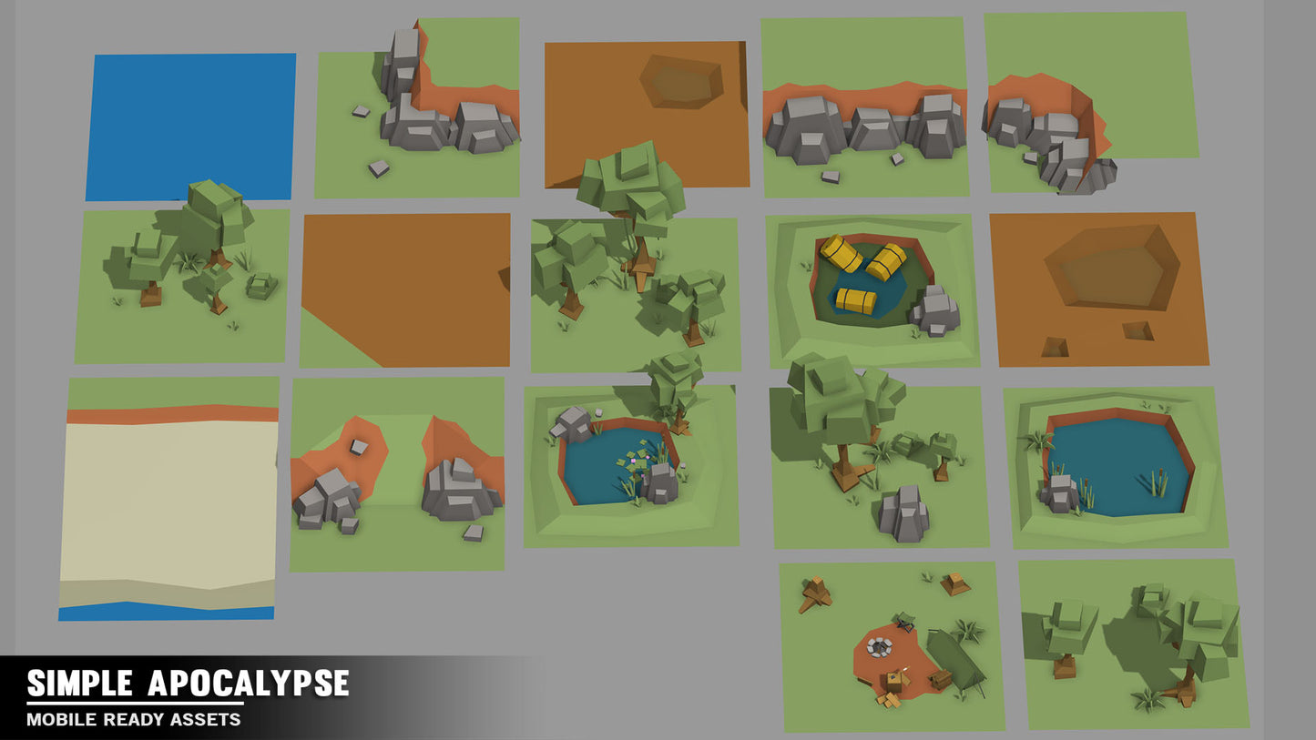 Simple Apocalypse - Cartoon Assets - Synty Studios - Unity and Unreal 3D low poly assets for game development