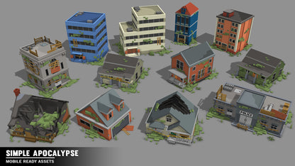 Simple Apocalypse - Cartoon Assets - Synty Studios - Unity and Unreal 3D low poly assets for game development