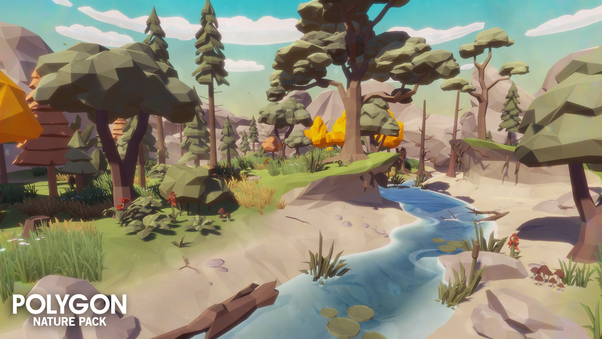POLYGON - Nature Pack - Synty Studios - Unity and Unreal 3D low poly assets for game development