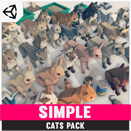 Simple Cats - Cartoon Animals