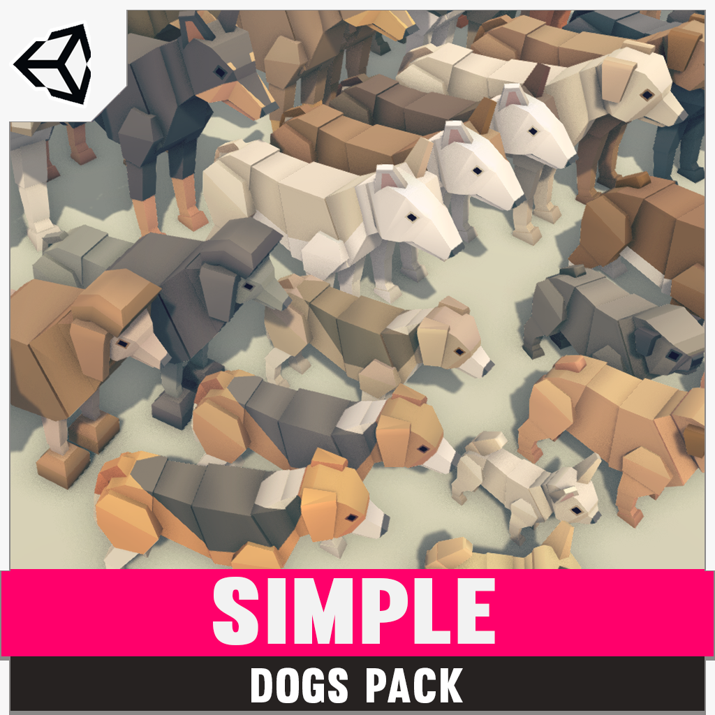 Simple Dogs - Cartoon Animals