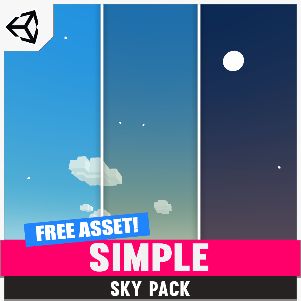 Simple Sky - Cartoon assets for game developers