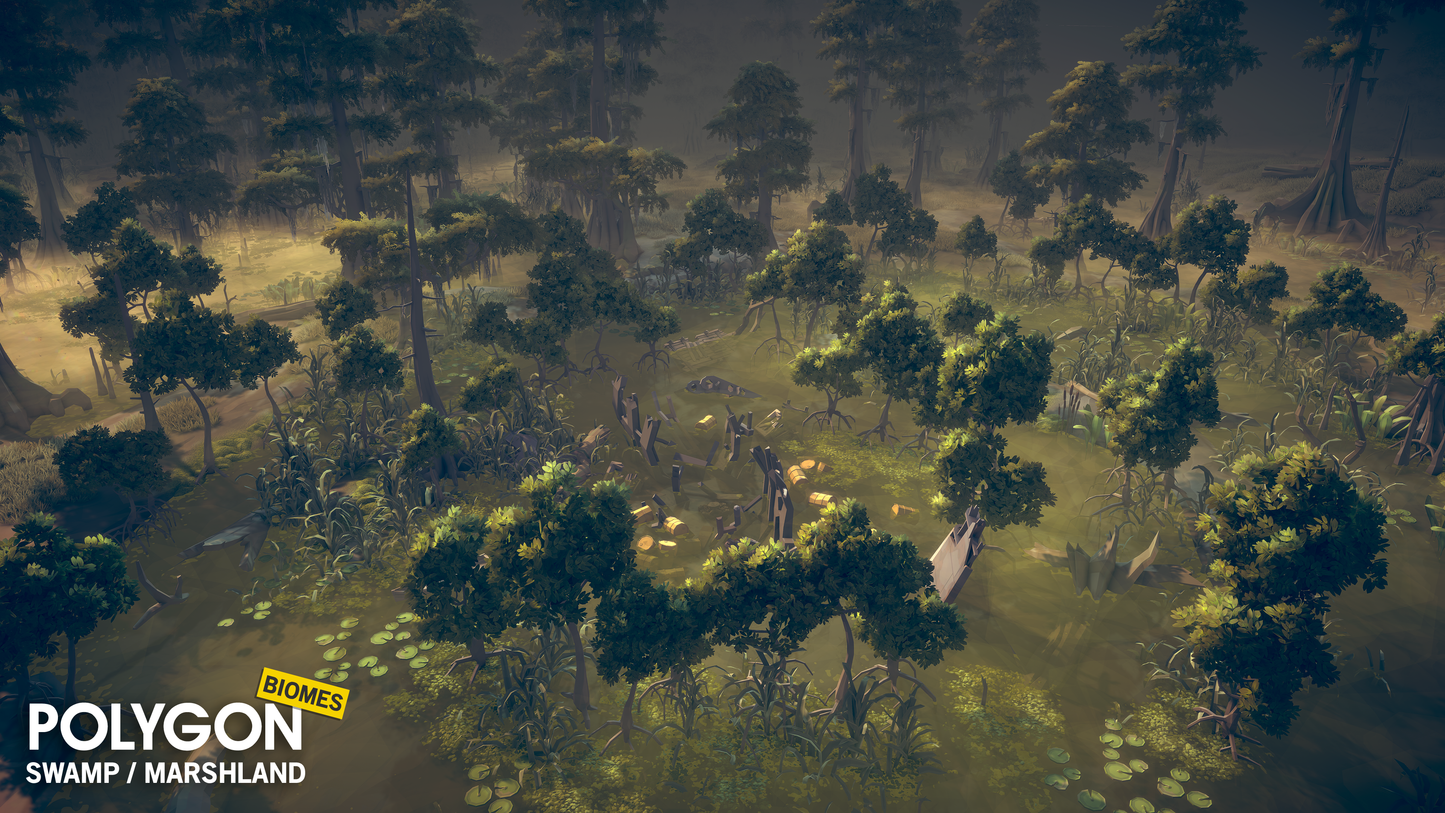 POLYGON - Swamp Marshland - Nature Biome