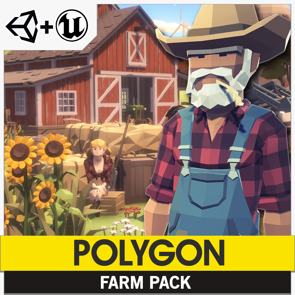 POLYGON - Farm Pack - Synty Studios - Unity and Unreal 3D low poly assets for game development