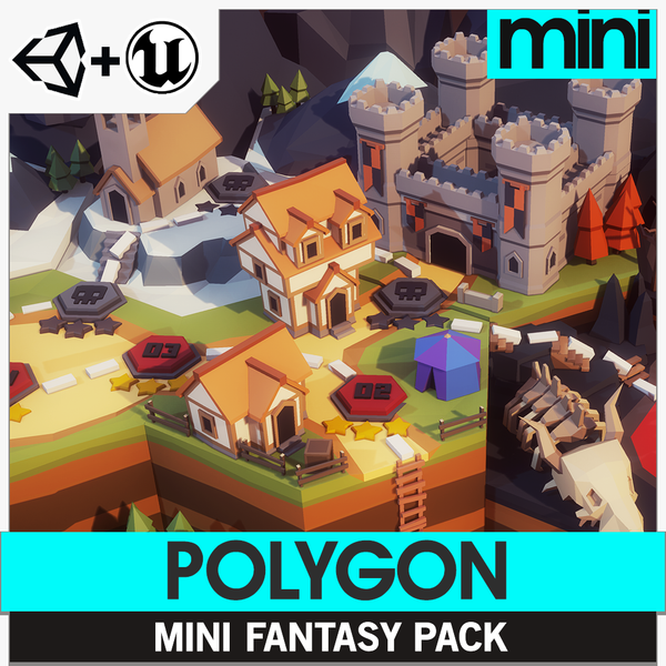 POLYGON MINI - City Characters Pack Game Assets - Find the Unity