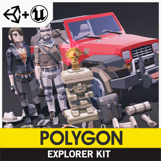 POLYGON - Explorer Kit - Synty Studios - Unity and Unreal 3D low poly assets for game development