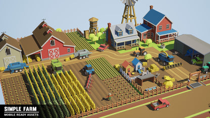 Simple Farm - Cartoon Assets - Synty Studios - Unity and Unreal 3D low poly assets for game development
