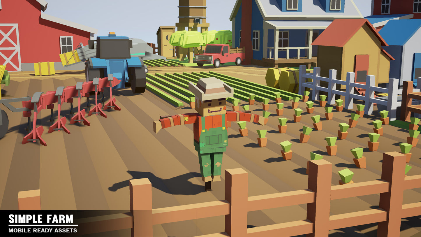 Simple Farm - Cartoon Assets - Synty Studios - Unity and Unreal 3D low poly assets for game development