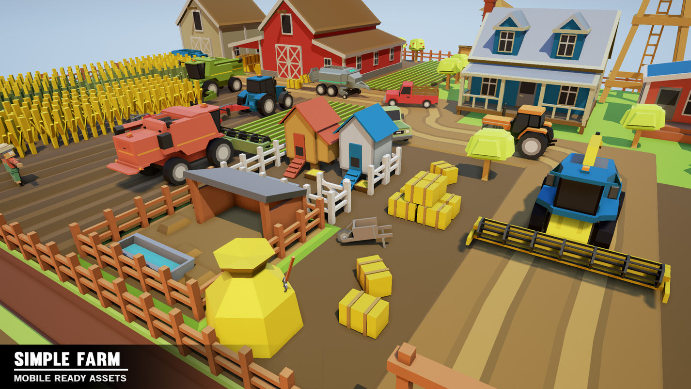 Simple Farm Game Assets Find the Unity Asset in Store Synty Store