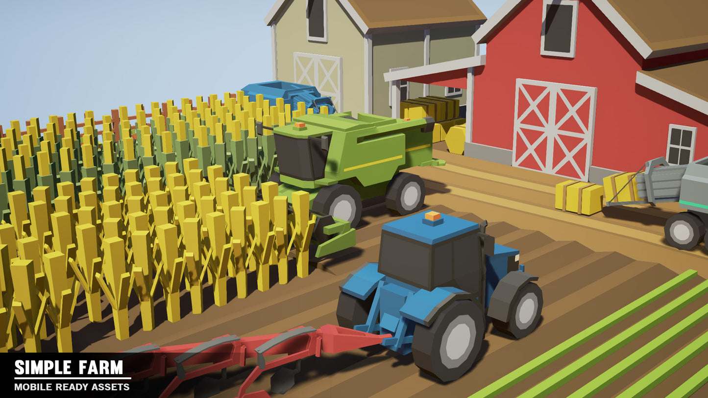 Simple Farm - Cartoon Assets - Synty Studios - Unity and Unreal 3D low poly assets for game development