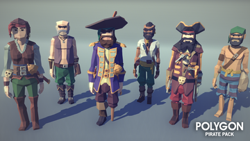 POLYGON, Pirate Pack Game Assets